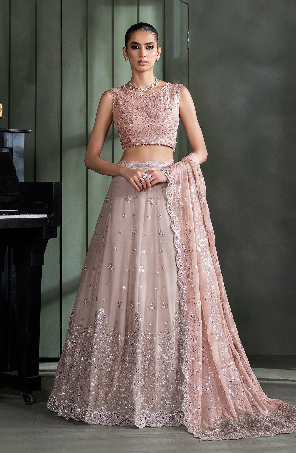 Zarif | Heritage Formals | ZHF 07 ELMIRA by Zarif - Designer Dress - Type: Ladies Clothes - Available at Libayah - 100% Original