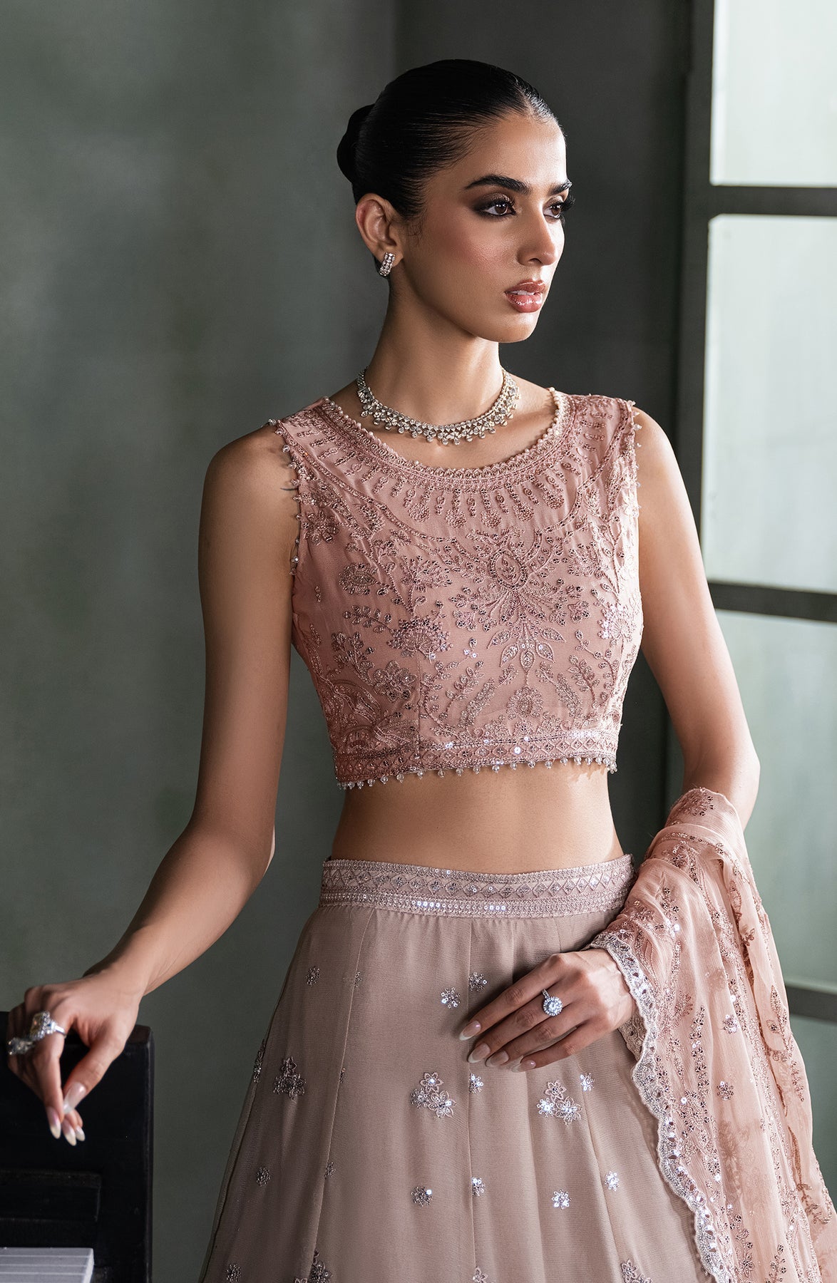 Zarif | Heritage Formals | ZHF 07 ELMIRA by Zarif - Designer Dress - Type: Ladies Clothes - Available at Libayah - 100% Original
