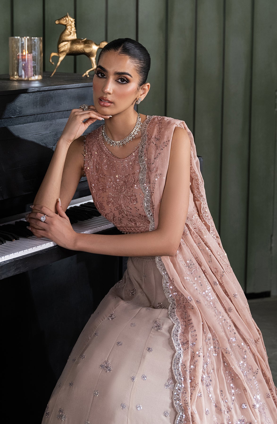 Zarif | Heritage Formals | ZHF 07 ELMIRA by Zarif - Designer Dress - Type: Ladies Clothes - Available at Libayah - 100% Original