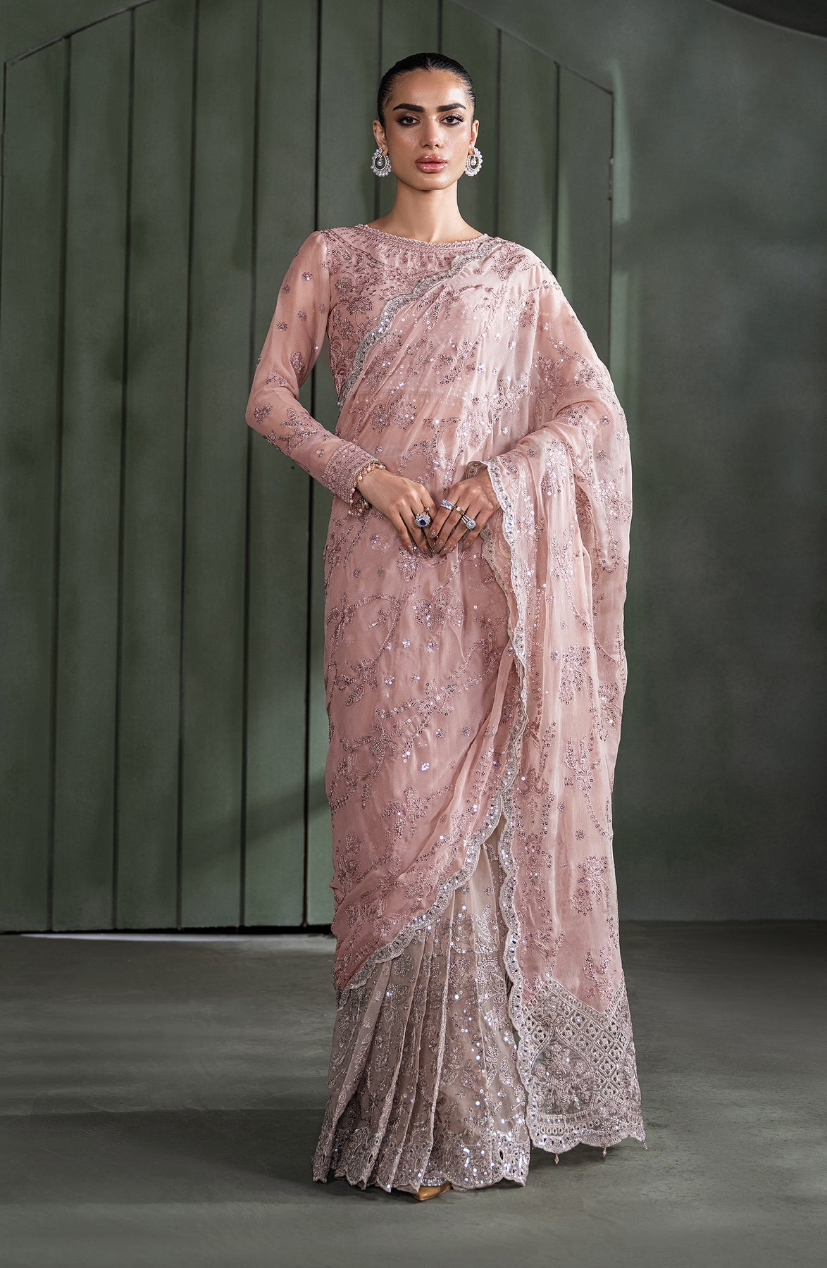 Zarif | Heritage Formals | ZHF 07 ELMIRA by Zarif - Designer Dress - Type: Ladies Clothes - Available at Libayah - 100% Original