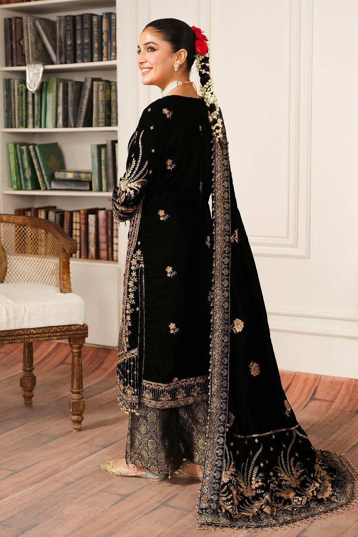 Raeesa Premium | Sheen Luxury Velvet | Naz by Raeesa Premium - Designer Dress - Type: Ladies Clothes - Available at Libayah - 100% Original