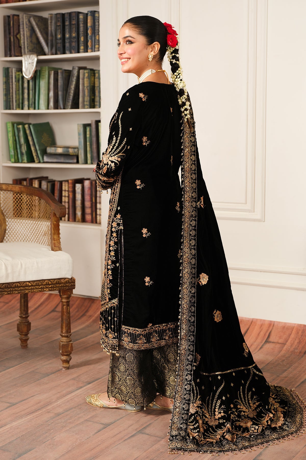 Raeesa Premium | Sheen Luxury Velvet | Naz by Raeesa Premium - Designer Dress - Type: Ladies Clothes - Available at Libayah - 100% Original