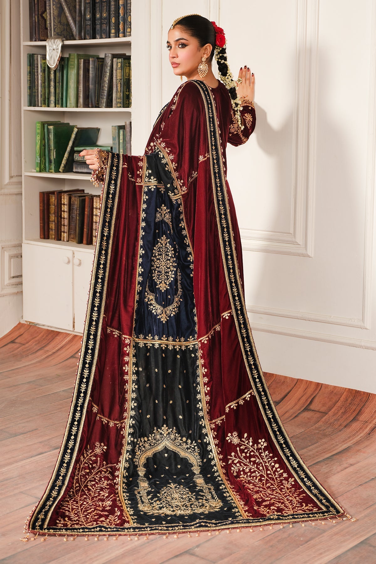 Raeesa Premium | Sheen Luxury Velvet | Sitara by Raeesa Premium - Designer Dress - Type: Ladies Clothes - Available at Libayah - 100% Original