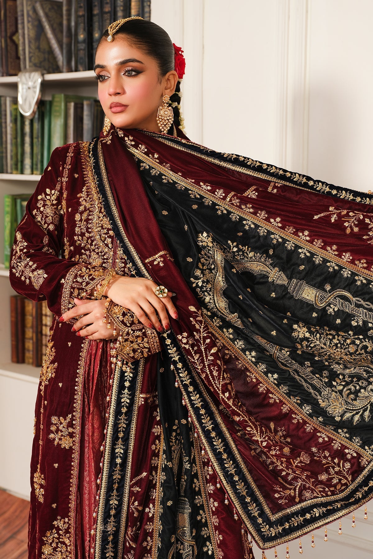 Raeesa Premium | Sheen Luxury Velvet | Sitara by Raeesa Premium - Designer Dress - Type: Ladies Clothes - Available at Libayah - 100% Original