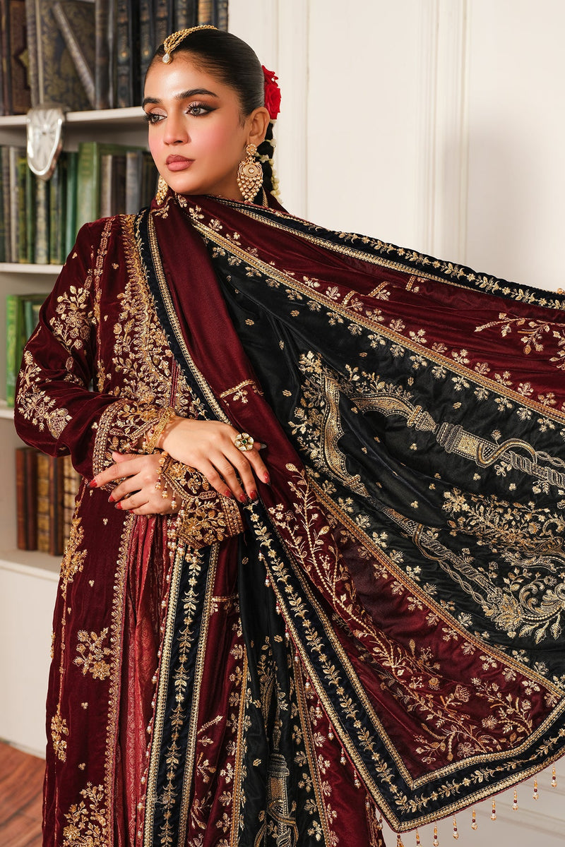 Raeesa Premium | Sheen Luxury Velvet | Sitara by Raeesa Premium - Designer Dress - Type: Ladies Clothes - Available at Libayah - 100% Original