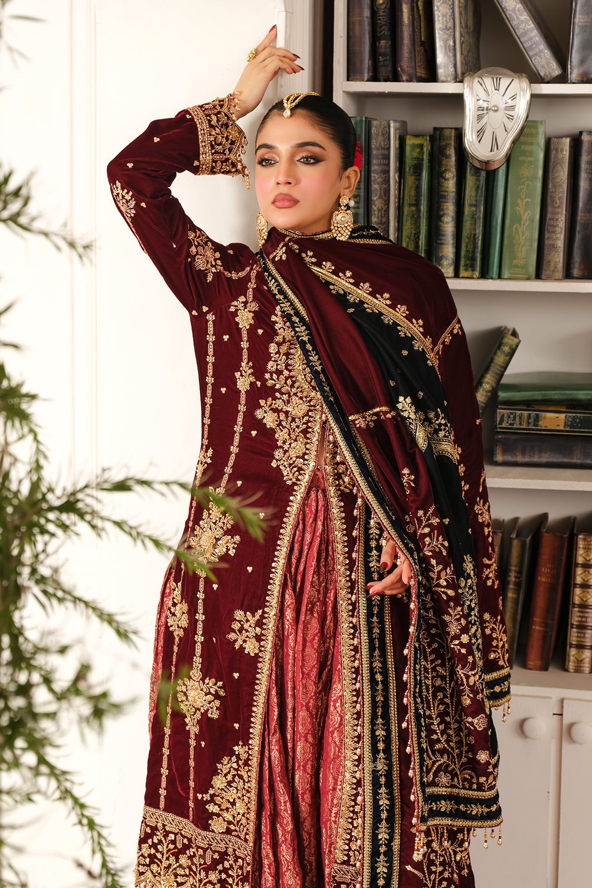 Raeesa Premium | Sheen Luxury Velvet | Sitara by Raeesa Premium - Designer Dress - Type: Ladies Clothes - Available at Libayah - 100% Original