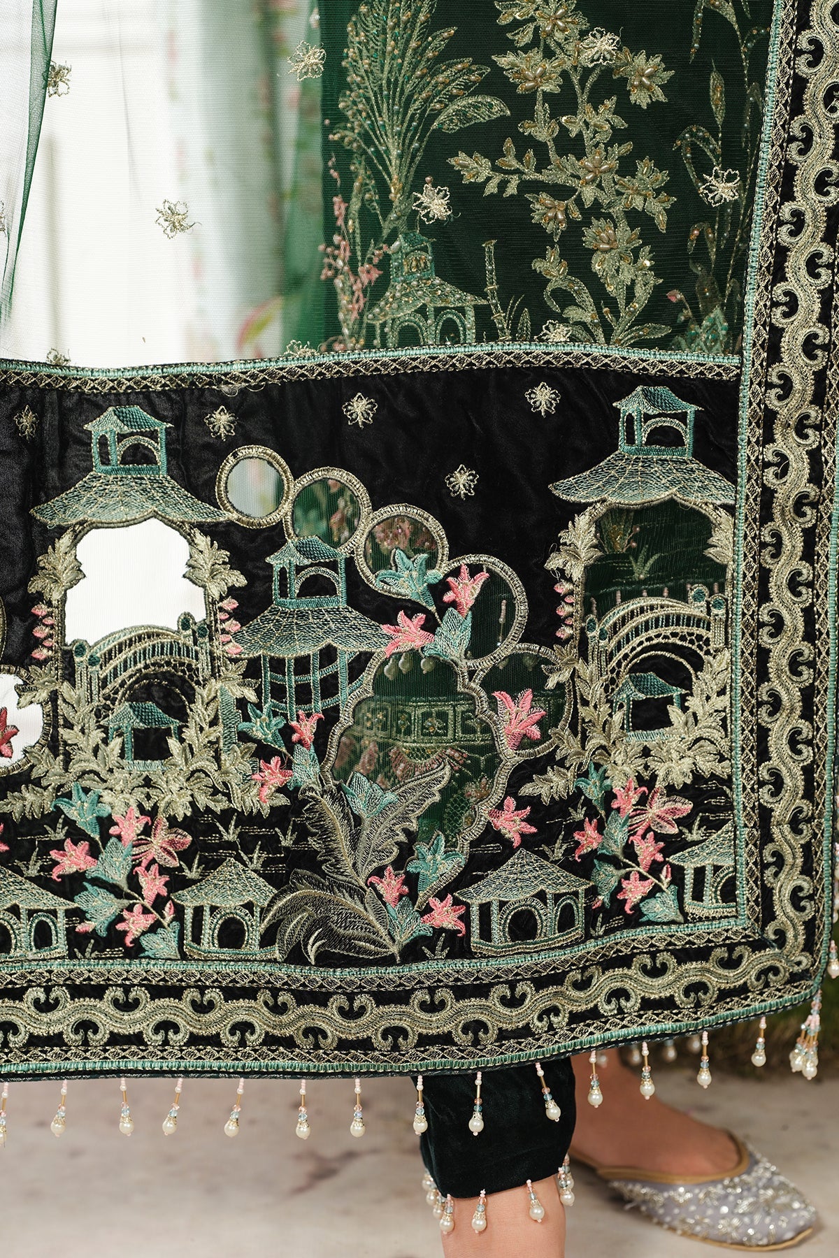 Raeesa Premium | Sheen Luxury Velvet | Talia by Raeesa Premium - Designer Dress - Type: Ladies Clothes - Available at Libayah - 100% Original