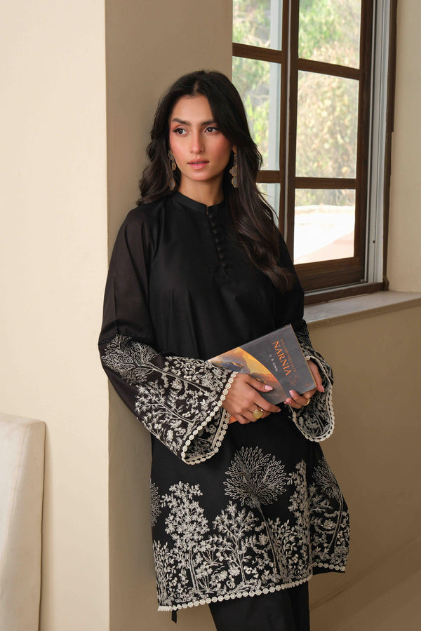 Noor by Saadia Asad | Noor Pret 25 | D1 - Midnight Charm by Noor by Saadia Asad - Designer Dress  - Type : Ladies Clothes - Available at Libayah - 100% Original 