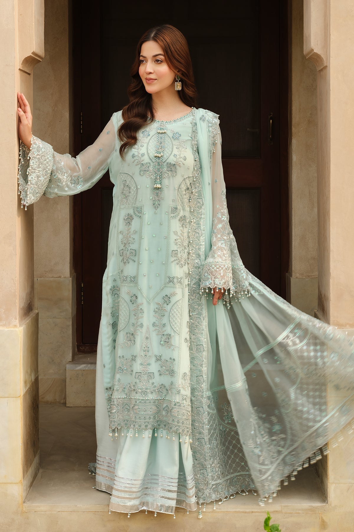 Raeesa Premium | Inayat Formals | HU-51 by Raeesa Premium - Designer Dress - Type: Ladies Clothes - Available at Libayah - 100% Original