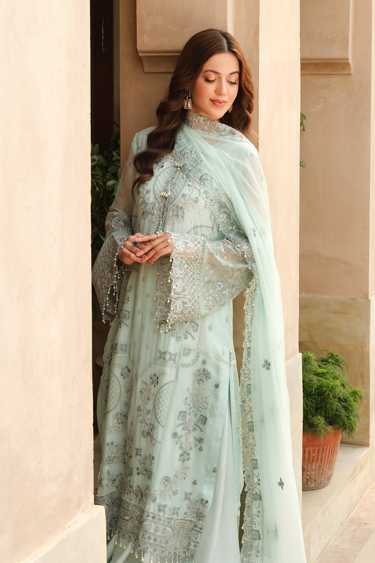 Raeesa Premium | Inayat Formals | HU-51 by Raeesa Premium - Designer Dress - Type: Ladies Clothes - Available at Libayah - 100% Original