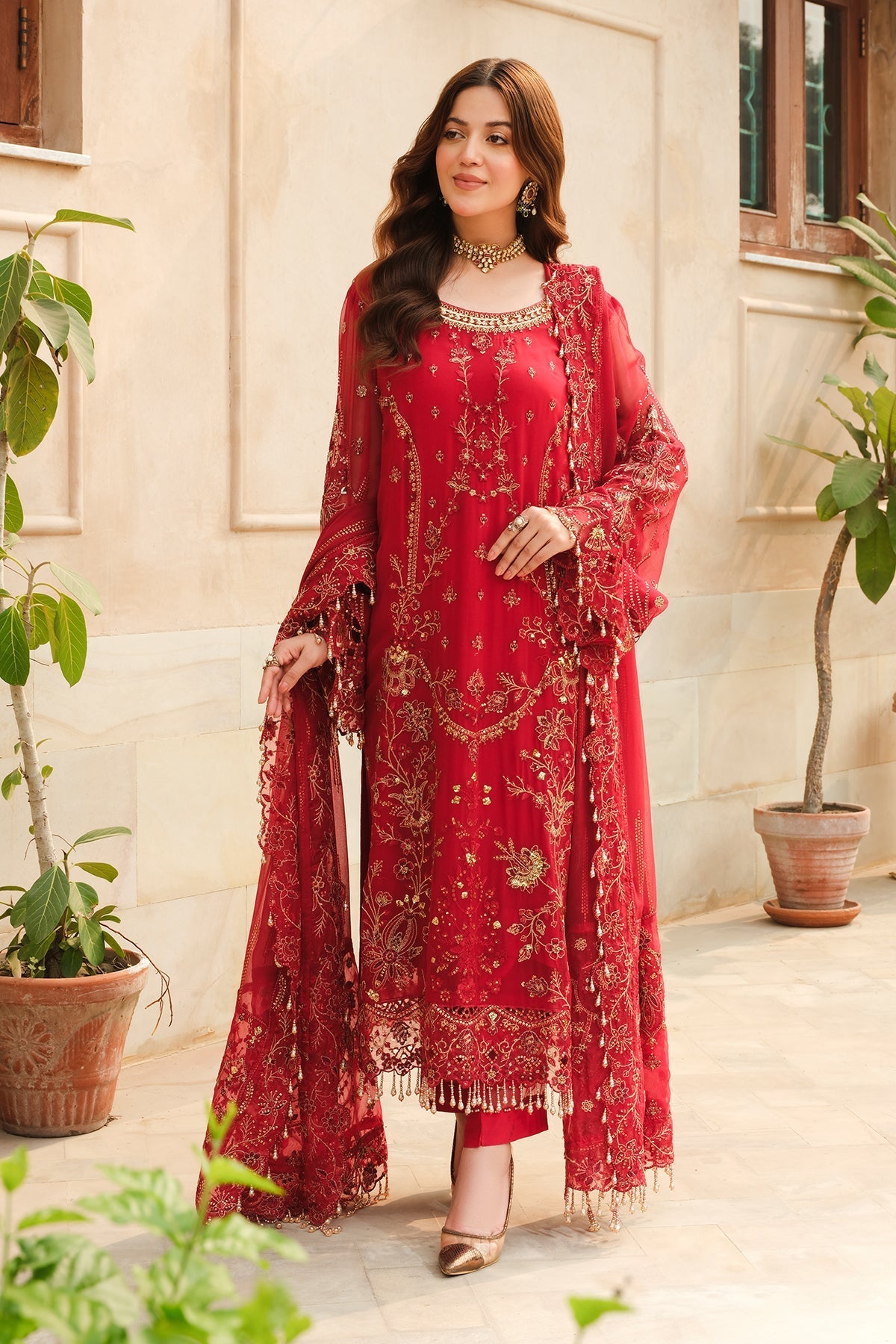 Raeesa Premium | Inayat Formals | HU-52 by Raeesa Premium - Designer Dress - Type: Ladies Clothes - Available at Libayah - 100% Original