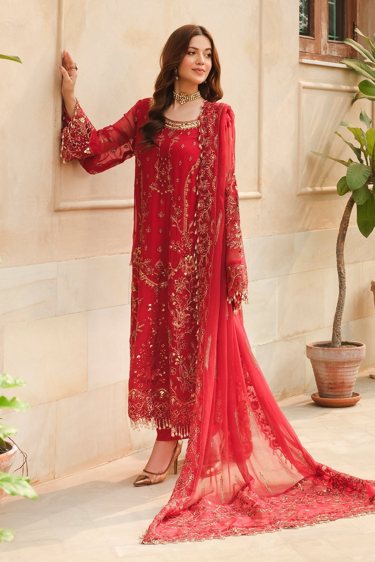 Raeesa Premium | Inayat Formals | HU-52 by Raeesa Premium - Designer Dress - Type: Ladies Clothes - Available at Libayah - 100% Original