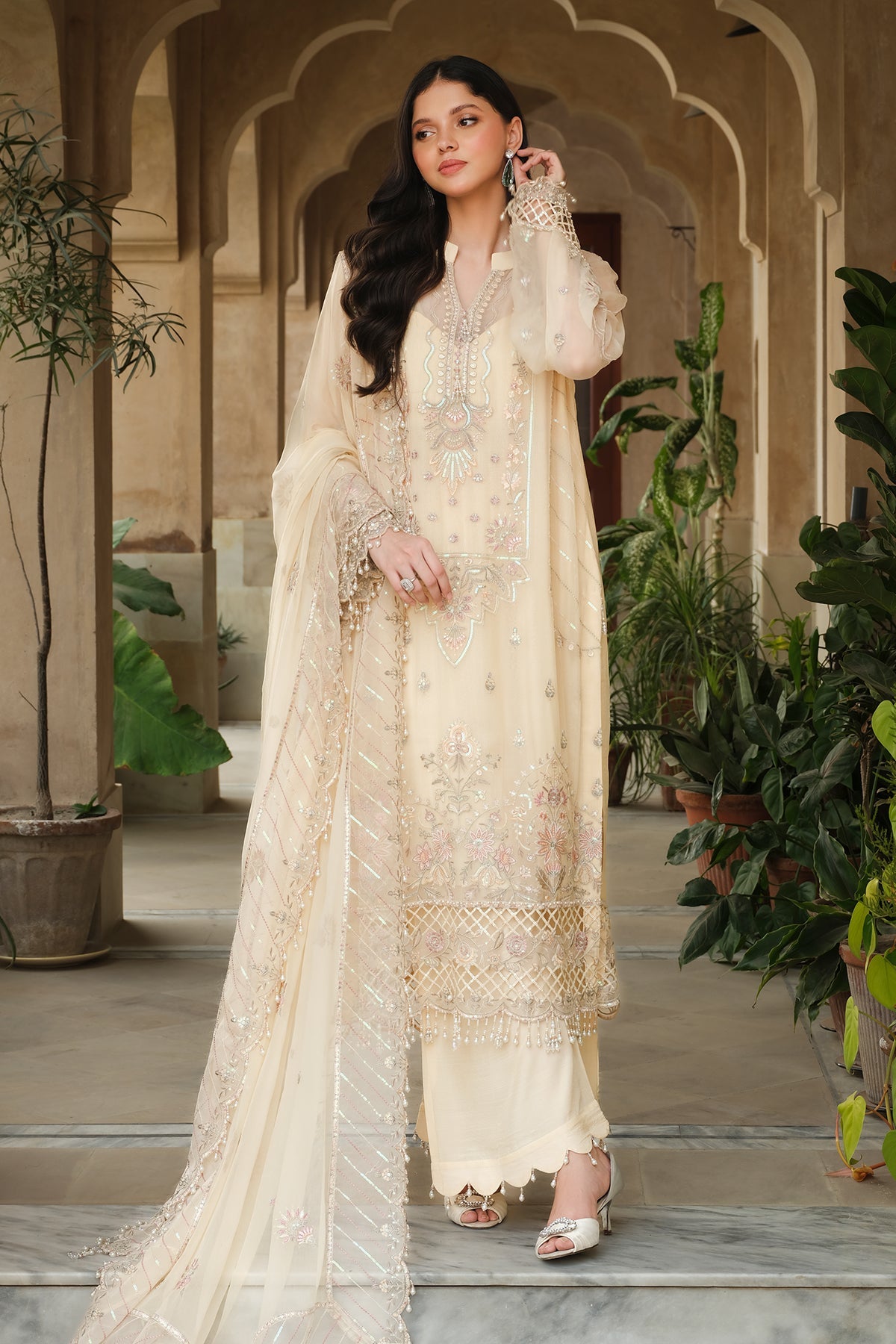 Raeesa Premium | Inayat Formals | HU-53 by Raeesa Premium - Designer Dress - Type: Ladies Clothes - Available at Libayah - 100% Original