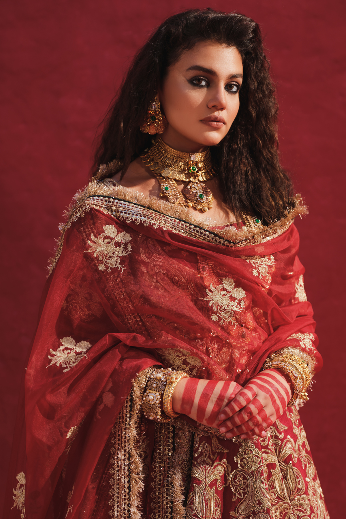 Erum Khan | Laal Rang | NOOR JAHAN by Erum Khan - Designer Dress - Type: Bridal - Available at Libayah - 100% Original