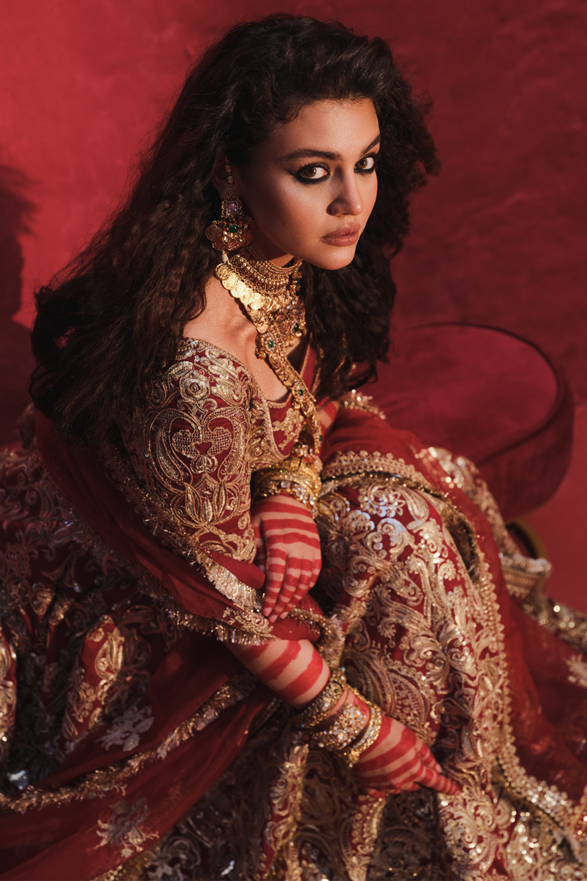 Erum Khan | Laal Rang | NOOR JAHAN by Erum Khan - Designer Dress - Type: Bridal - Available at Libayah - 100% Original