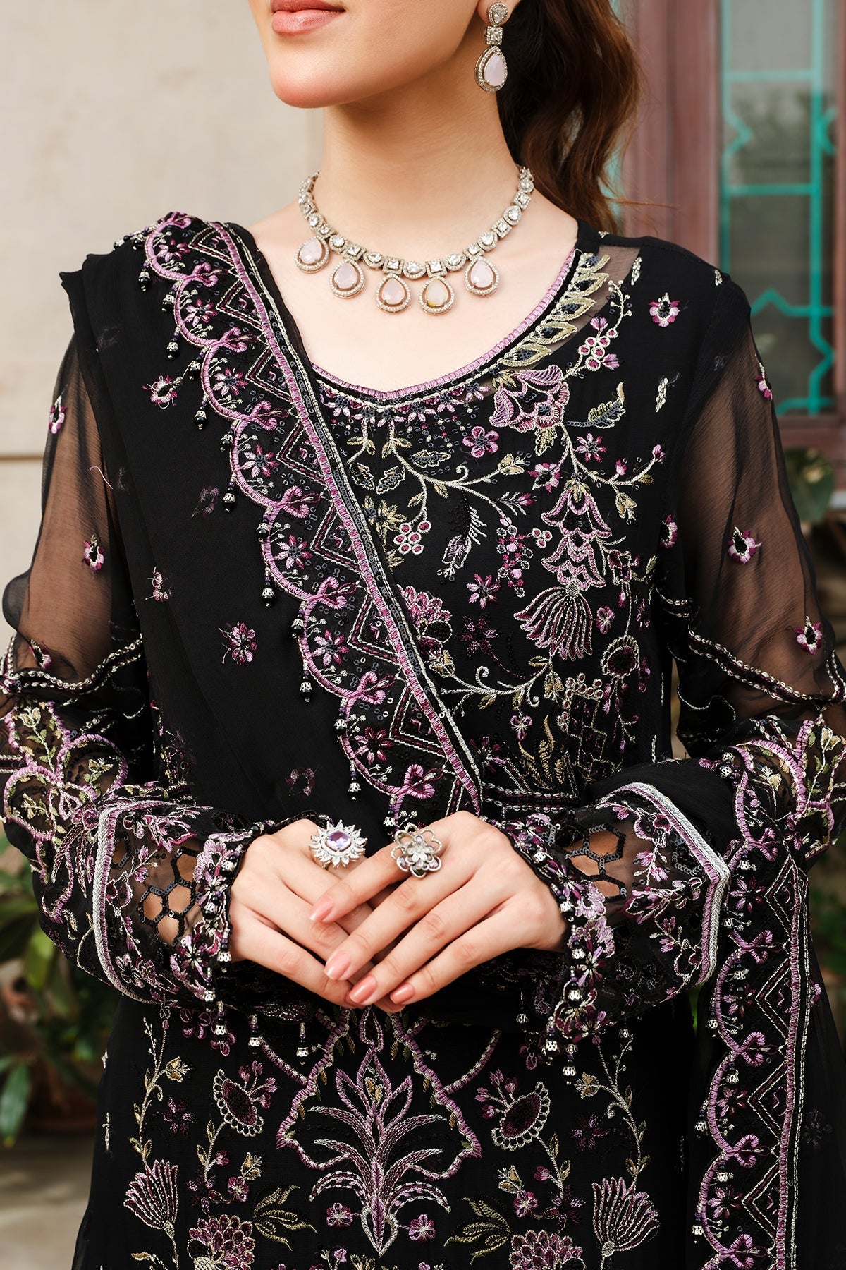 Raeesa Premium | Inayat Formals | HU-55 by Raeesa Premium - Designer Dress - Type: Ladies Clothes - Available at Libayah - 100% Original