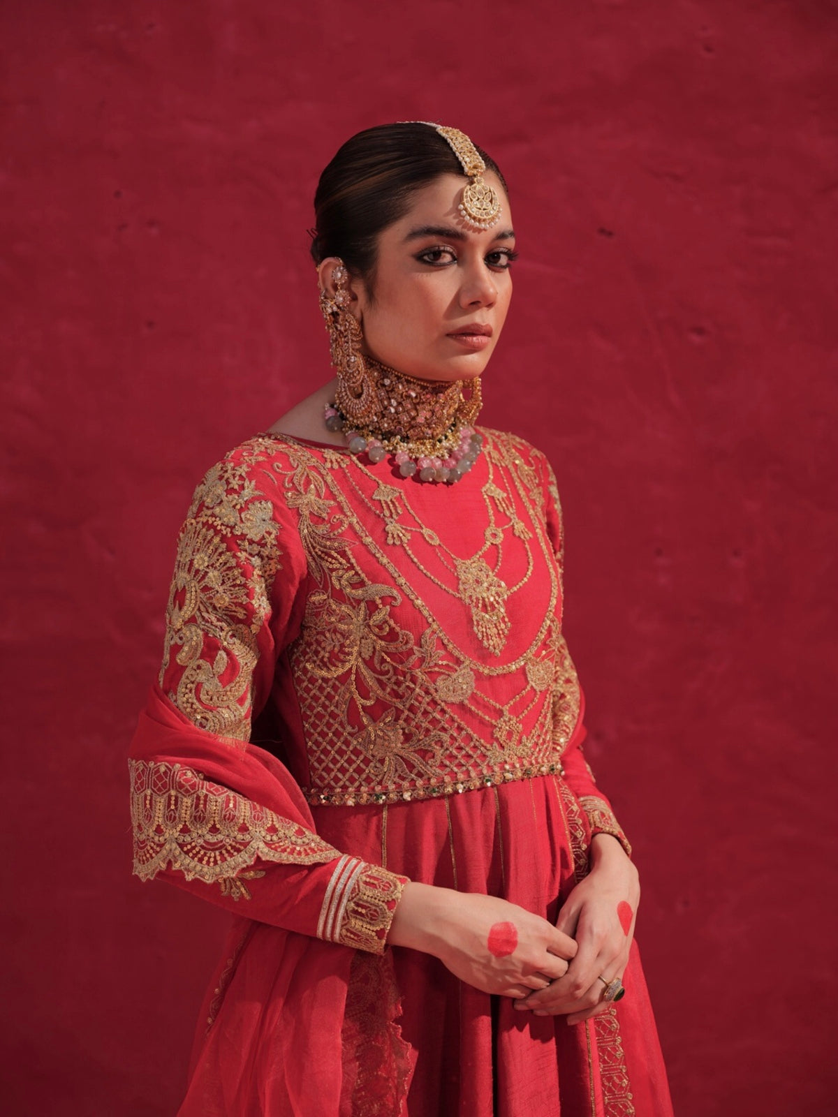 Erum Khan | Laal Rang | BABRA by Erum Khan - Designer Dress - Type: Bridal - Available at Libayah - 100% Original