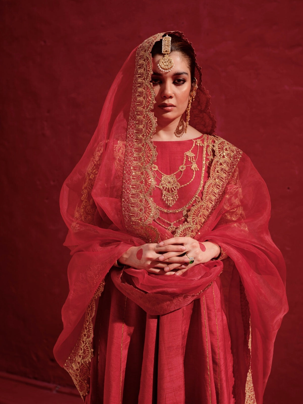Erum Khan | Laal Rang | BABRA by Erum Khan - Designer Dress - Type: Bridal - Available at Libayah - 100% Original