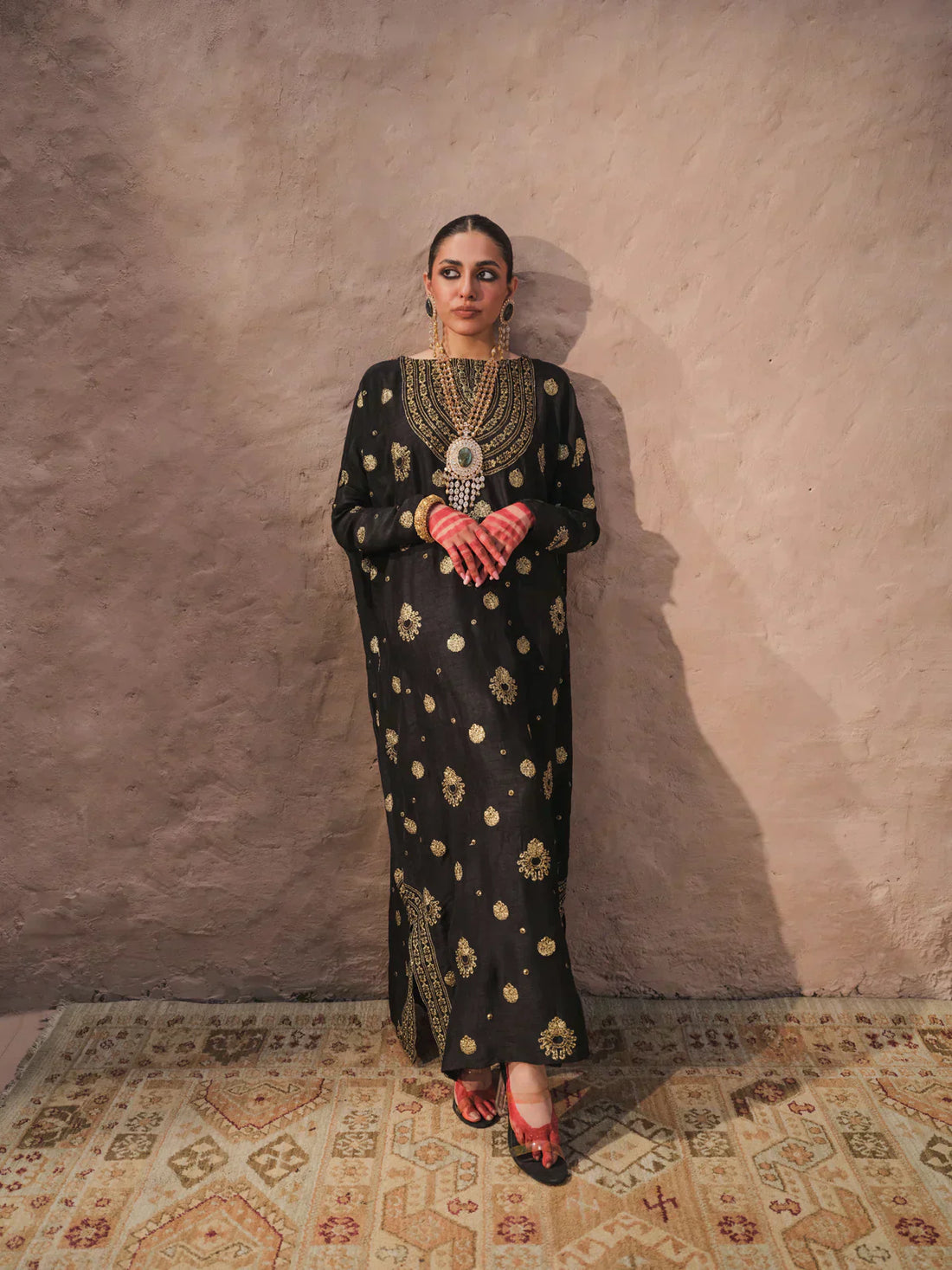 Erum Khan | Shab Siyah 23 | Chandni by Erum Khan - Designer Dress  - Type : Wedding Dress - Available at Libayah - 100% Original 