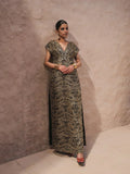 Erum Khan | Shab Siyah 23 | Seraab by Erum Khan - Designer Dress  - Type : Wedding Dress - Available at Libayah - 100% Original 