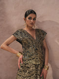 Erum Khan | Shab Siyah 23 | Seraab by Erum Khan - Designer Dress  - Type : Wedding Dress - Available at Libayah - 100% Original 