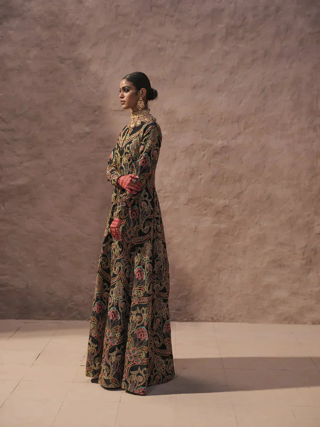 Erum Khan | Shab Siyah 23 | Marvi by Erum Khan - Designer Dress  - Type : Wedding Dress - Available at Libayah - 100% Original 