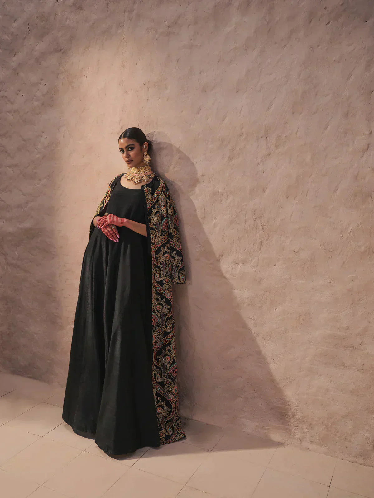 Erum Khan | Shab Siyah 23 | Marvi by Erum Khan - Designer Dress  - Type : Wedding Dress - Available at Libayah - 100% Original 