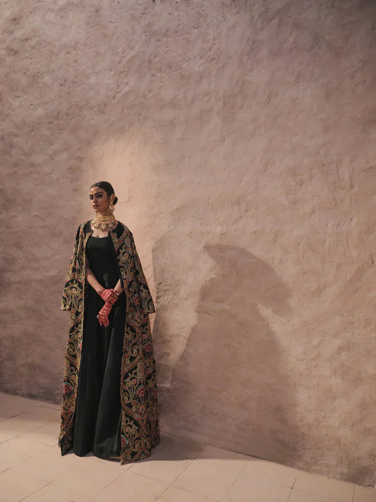 Erum Khan | Shab Siyah 23 | Marvi by Erum Khan - Designer Dress  - Type : Wedding Dress - Available at Libayah - 100% Original 