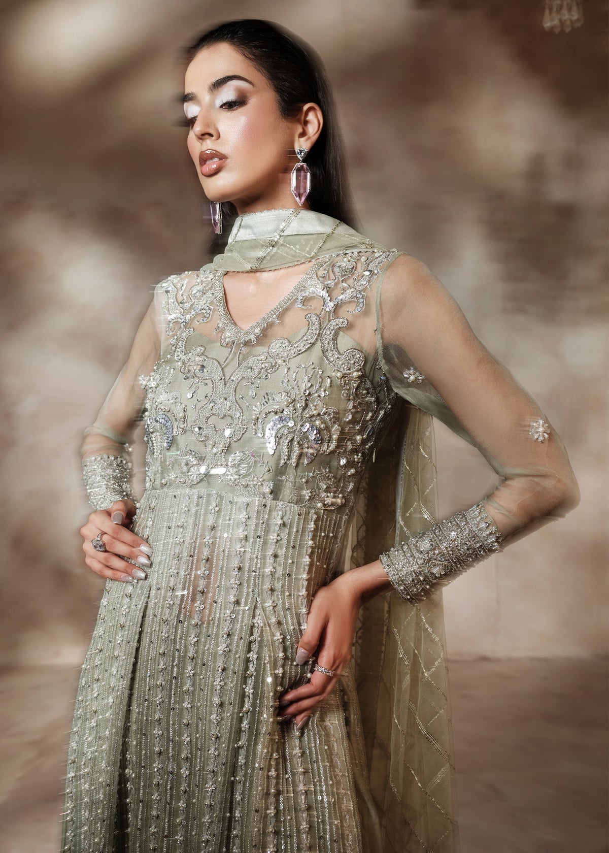 Mahum Asad | Soiree Formals | Noya by Mahum Asad - Designer Dress - Type: Ladies Clothes - Available at Libayah - 100% Original
