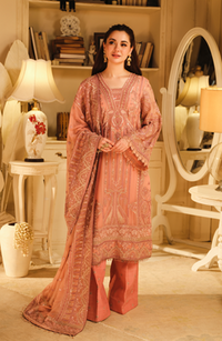 HSY | Rehana Wedding Formal | Mehak   Elegant Embroidered Ensemble by HSY - Designer Dress - Type: Ladies Clothes - Available at Libayah - 100% Original