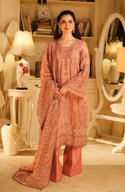 HSY | Rehana Wedding Formal | Mehak   Elegant Embroidered Ensemble by HSY - Designer Dress - Type: Ladies Clothes - Available at Libayah - 100% Original