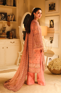 HSY | Rehana Wedding Formal | Mehak   Elegant Embroidered Ensemble by HSY - Designer Dress - Type: Ladies Clothes - Available at Libayah - 100% Original