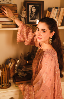 HSY | Rehana Wedding Formal | Mehak   Elegant Embroidered Ensemble by HSY - Designer Dress - Type: Ladies Clothes - Available at Libayah - 100% Original