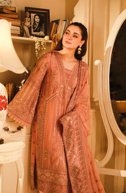 HSY | Rehana Wedding Formal | Mehak   Elegant Embroidered Ensemble by HSY - Designer Dress - Type: Ladies Clothes - Available at Libayah - 100% Original