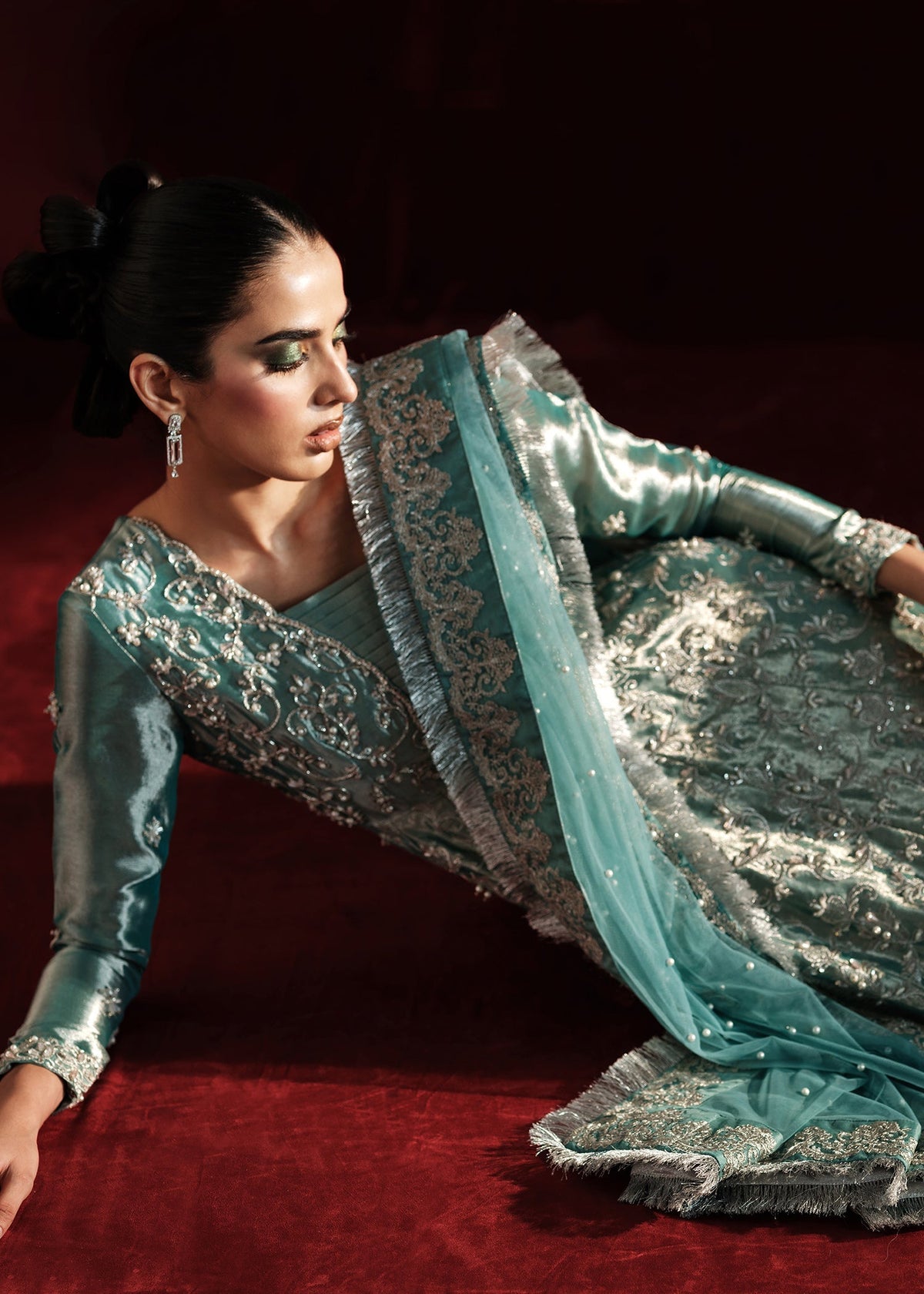 Mahum Asad | Soiree Formals | Zeina by Mahum Asad - Designer Dress - Type: Ladies Clothes - Available at Libayah - 100% Original