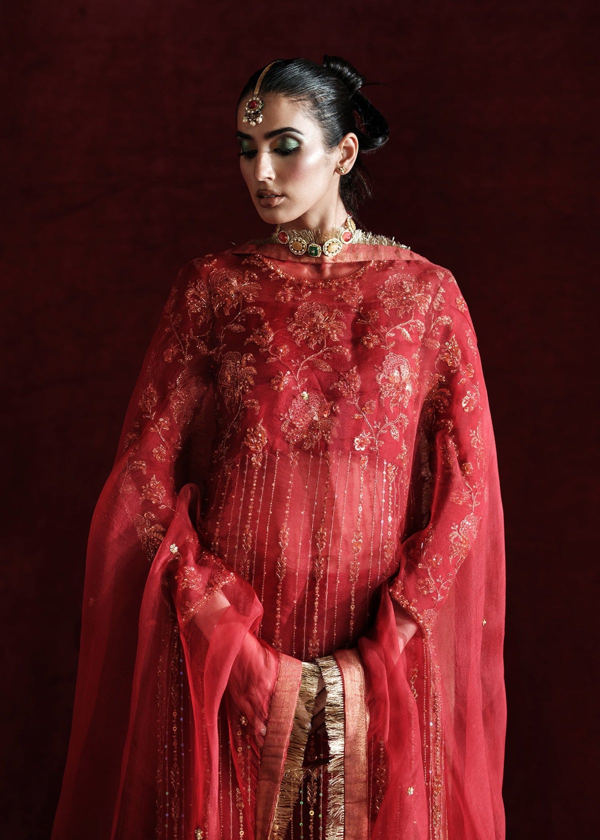 Mahum Asad | Soiree Formals | Rose by Mahum Asad - Designer Dress - Type: Ladies Clothes - Available at Libayah - 100% Original