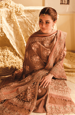 HSY | Rehana Wedding Formal | Geet - Embroidered Chiffon Ensemble by HSY - Designer Dress - Type: Ladies Clothes - Available at Libayah - 100% Original