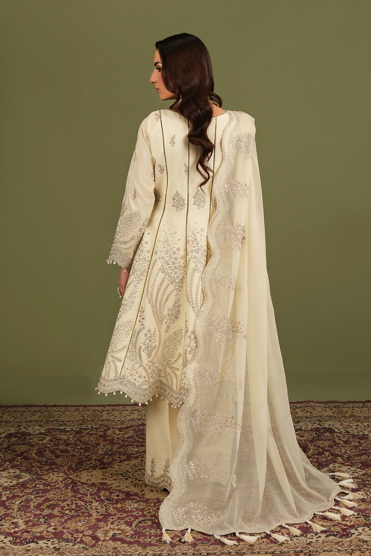 Alizeh | Luxe Raw Silk | AF-RS-13-Emily by Alizeh - Designer Dress  - Type : Ladies Clothes - Available at Libayah - 100% Original 