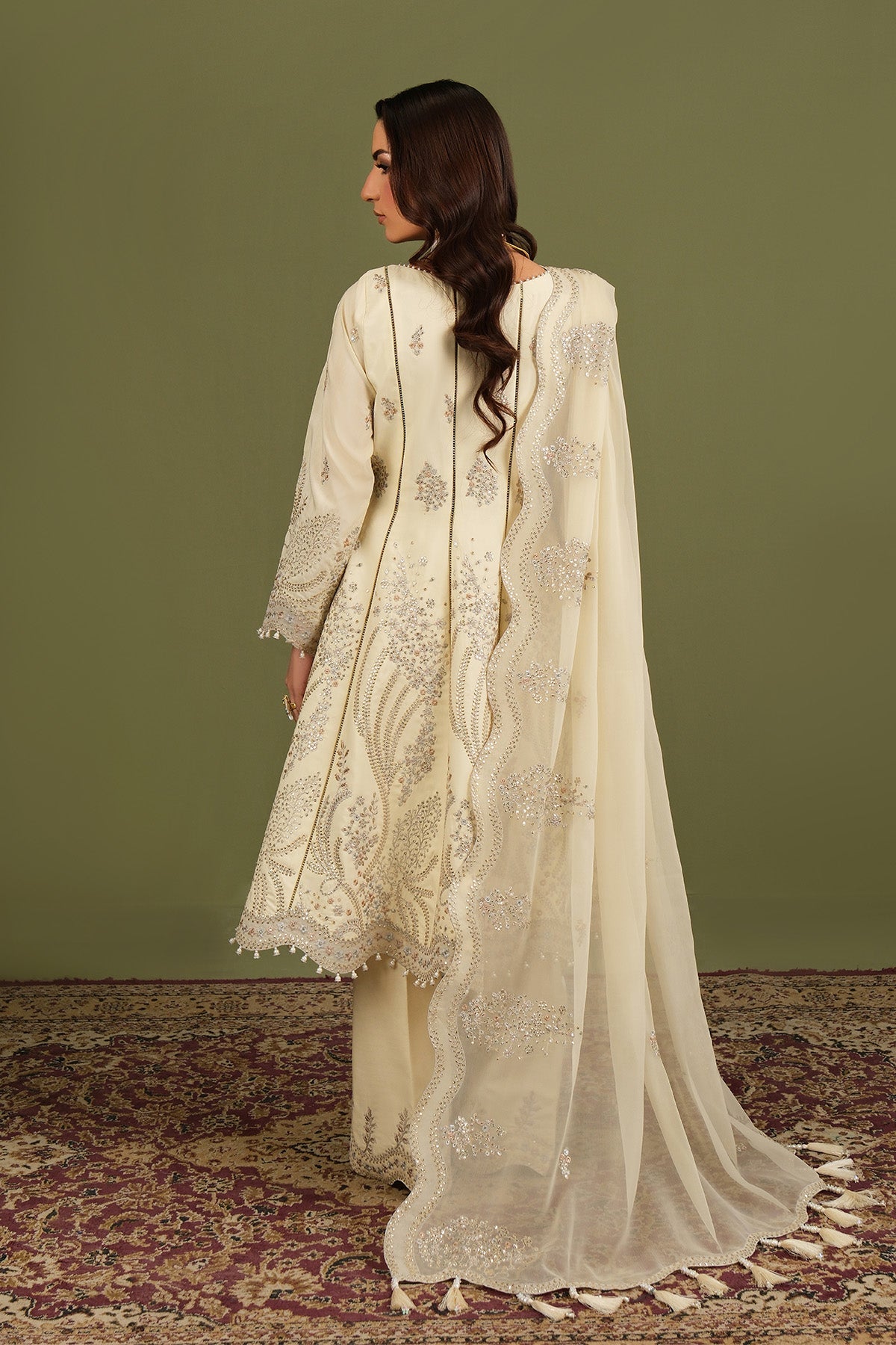 Alizeh | Luxe Raw Silk | AF-RS-13-Emily by Alizeh - Designer Dress  - Type : Ladies Clothes - Available at Libayah - 100% Original 