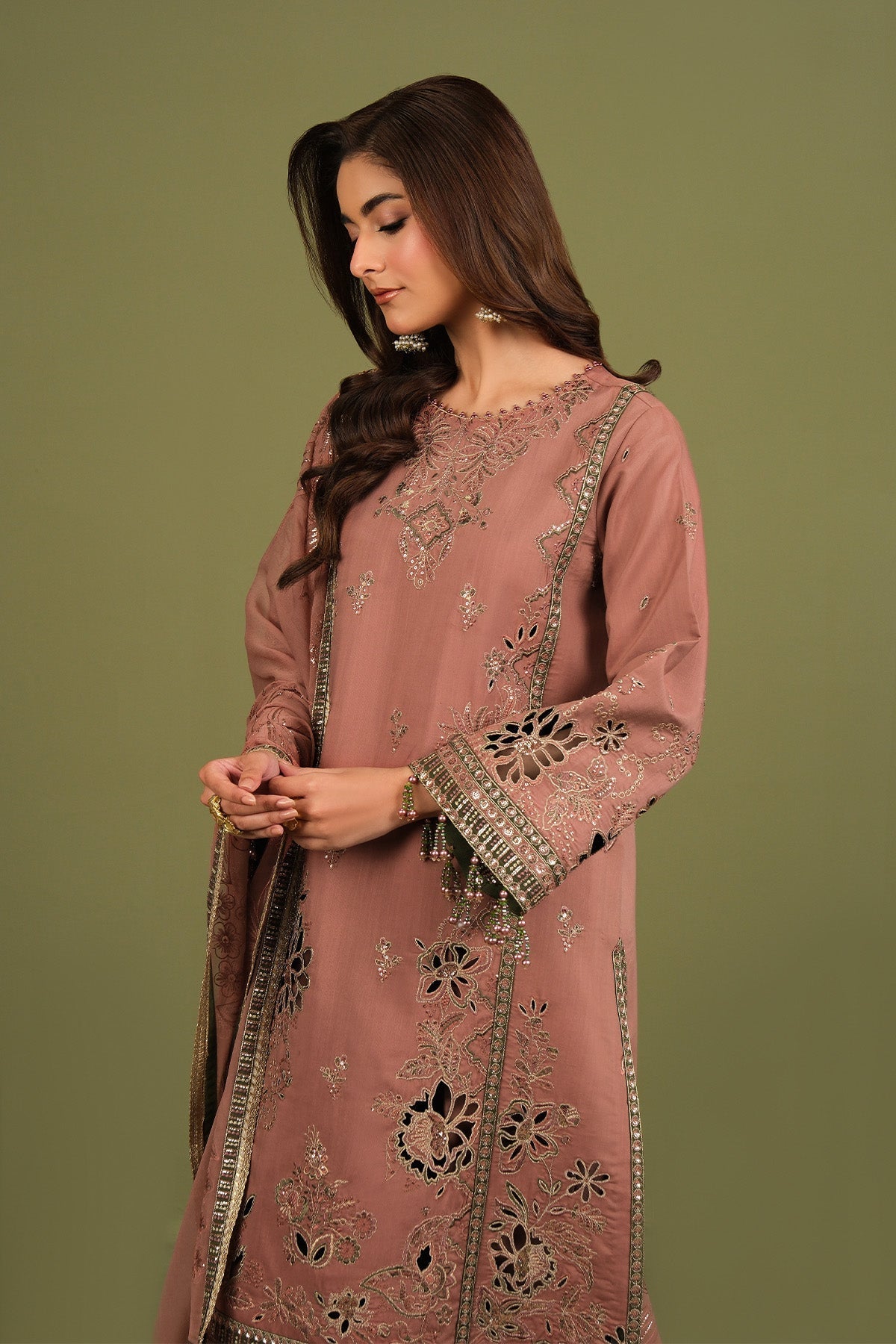 Alizeh | Luxe Raw Silk | AF-RS-12-Vesper by Alizeh - Designer Dress  - Type : Ladies Clothes - Available at Libayah - 100% Original 
