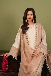 Alizeh | Luxe Raw Silk | AF-RS-10-Castor by Alizeh - Designer Dress  - Type : Ladies Clothes - Available at Libayah - 100% Original 