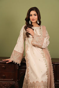 Alizeh | Luxe Raw Silk | AF-RS-10-Castor by Alizeh - Designer Dress  - Type : Ladies Clothes - Available at Libayah - 100% Original 