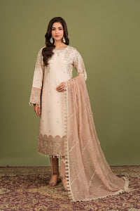 Alizeh | Luxe Raw Silk | AF-RS-10-Castor by Alizeh - Designer Dress  - Type : Ladies Clothes - Available at Libayah - 100% Original 