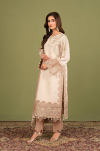 Alizeh | Luxe Raw Silk | AF-RS-10-Castor by Alizeh - Designer Dress  - Type : Ladies Clothes - Available at Libayah - 100% Original 