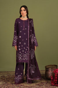 Alizeh | Luxe Raw Silk | AF-RS-09-Mulbery by Alizeh - Designer Dress  - Type : Ladies Clothes - Available at Libayah - 100% Original 