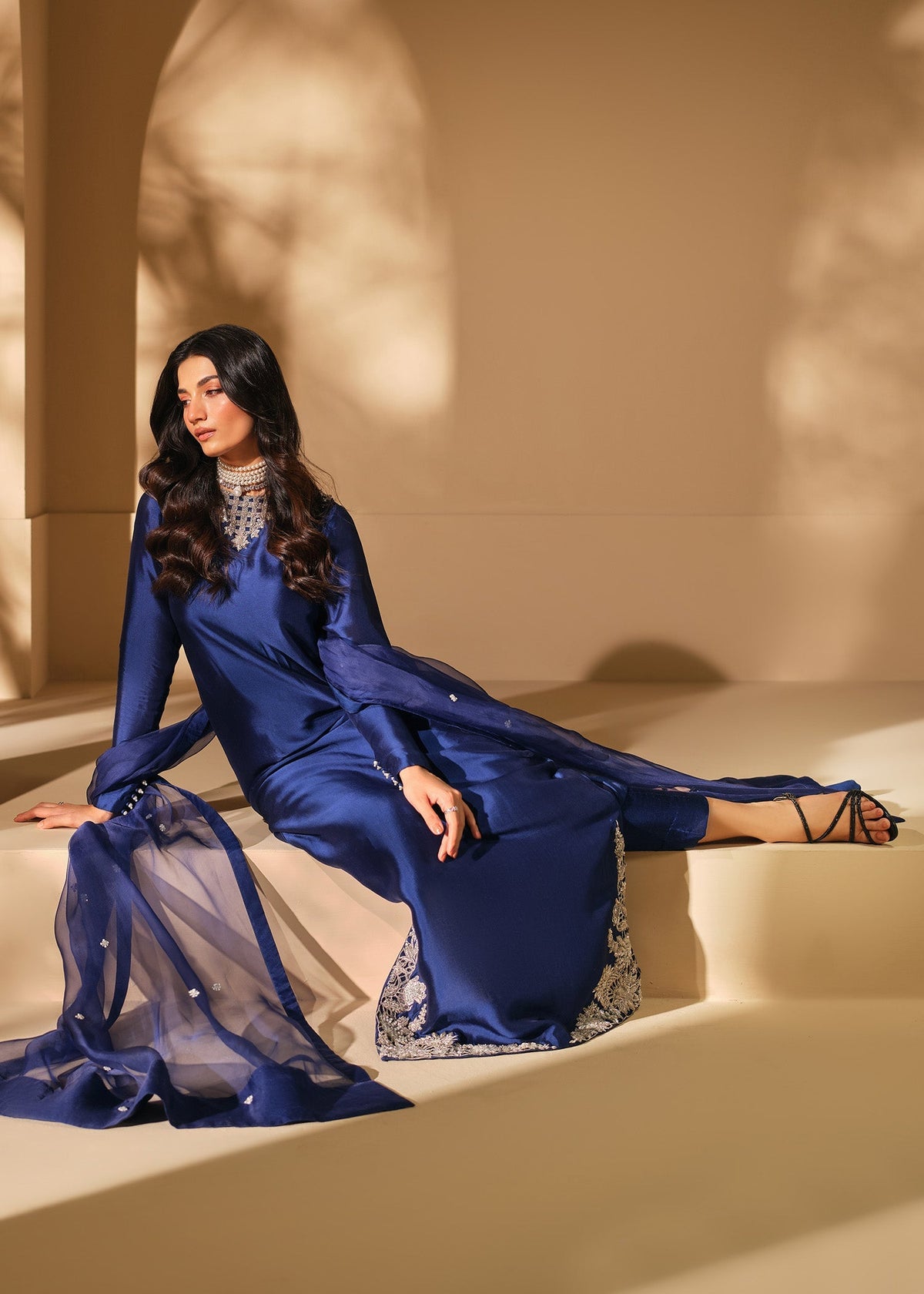 Mahum Asad | The Shadow Line | Eclipse by Mahum Asad - Designer Dress  - Type : Ladies Clothes - Available at Libayah - 100% Original 