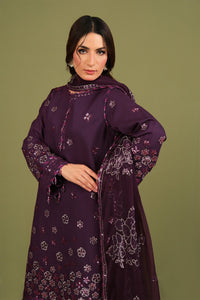 Alizeh | Luxe Raw Silk | AF-RS-09-Mulbery by Alizeh - Designer Dress  - Type : Ladies Clothes - Available at Libayah - 100% Original 