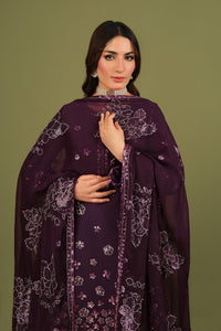 Alizeh | Luxe Raw Silk | AF-RS-09-Mulbery by Alizeh - Designer Dress  - Type : Ladies Clothes - Available at Libayah - 100% Original 