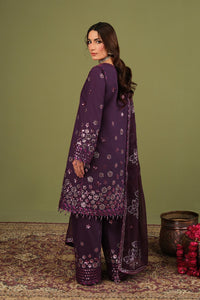 Alizeh | Luxe Raw Silk | AF-RS-09-Mulbery by Alizeh - Designer Dress  - Type : Ladies Clothes - Available at Libayah - 100% Original 