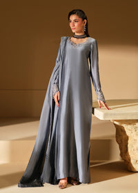 Mahum Asad | The Shadow Line | Slate by Mahum Asad - Designer Dress  - Type : Ladies Clothes - Available at Libayah - 100% Original 